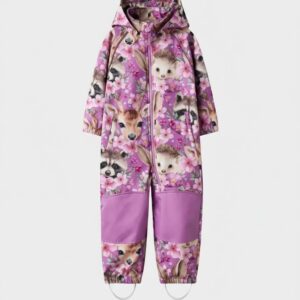 name it alfa08 softshell kombinezonas „miško gyvūnai" (Švelni orhidejų)